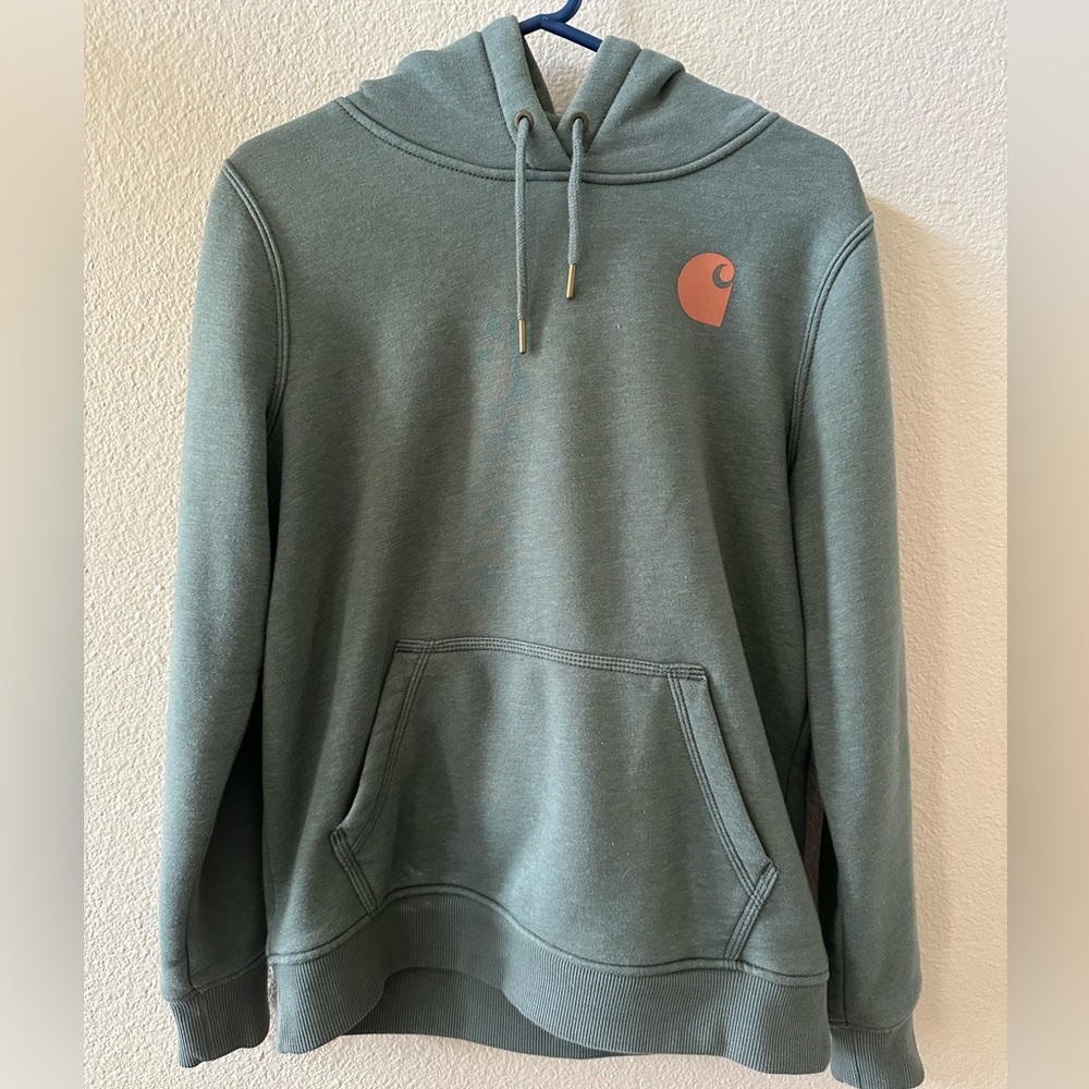 Carhartt Green Sweatshirt Hoodie Casual Wear